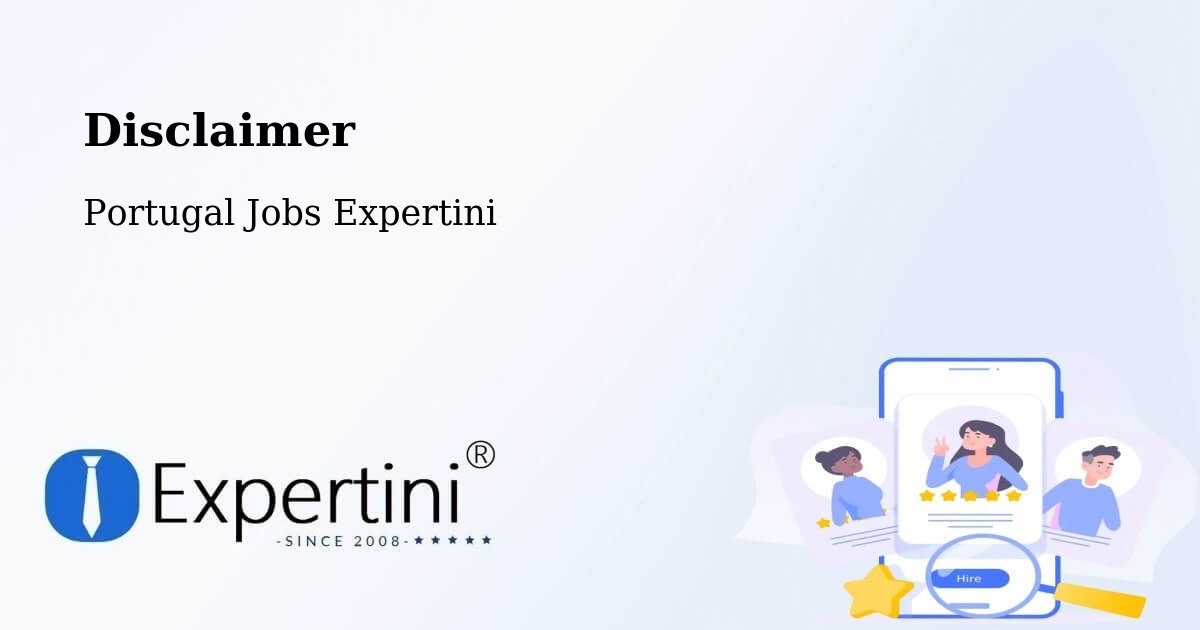 Disclaimer – Ribeira Seca - Portugal Jobs Expertini